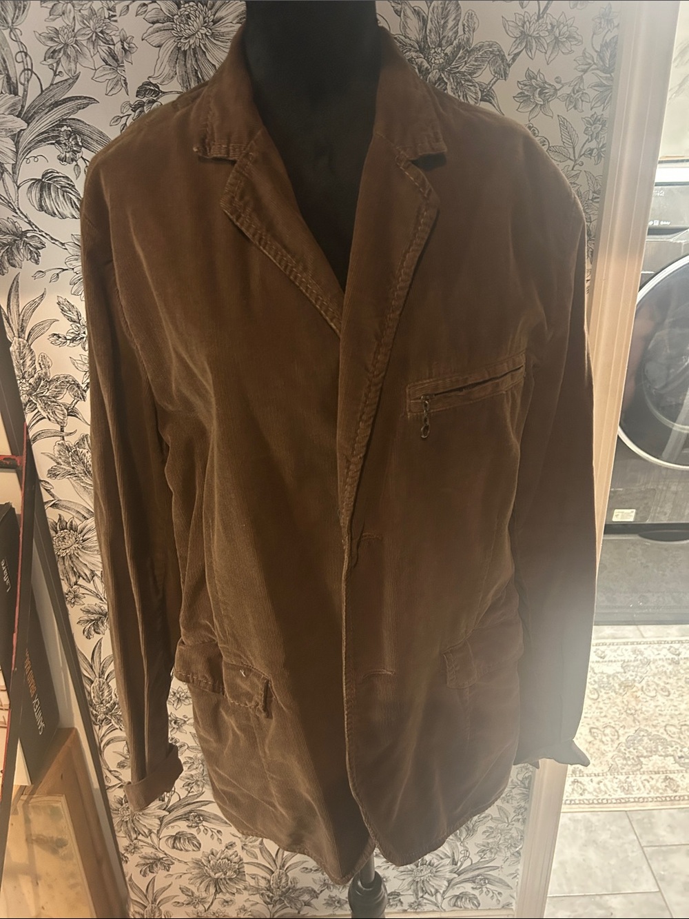 True Religion Brown Corduroy Shirt Jacket